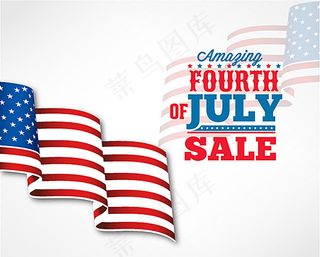 国旗与英语字母