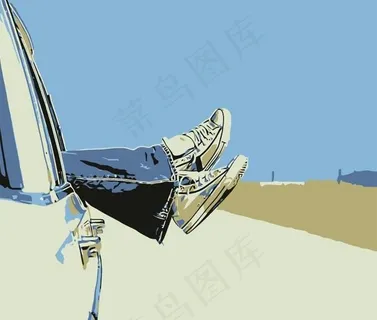 休闲旅行矢量素材