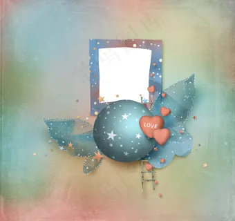 可爱卡通相框模板图片