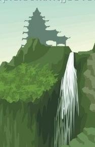 矢量风景画图片ai矢量模版下载