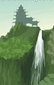 矢量风景画图片ai矢量模版下载