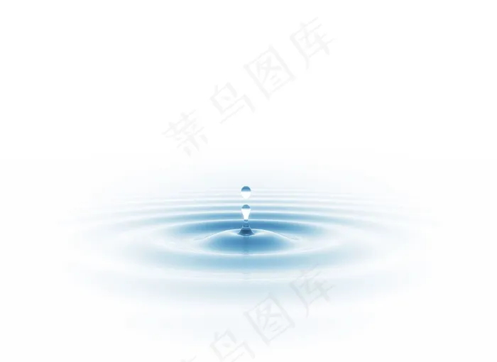 水滴与水纹图片