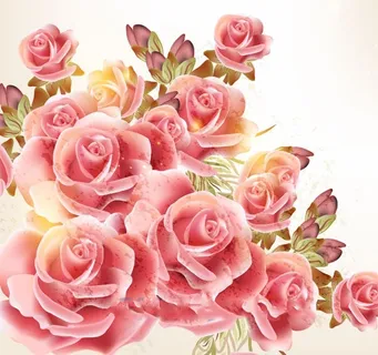 玫瑰花矢量图 玫瑰花矢量图