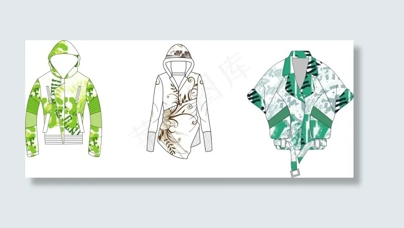 2015秋冬外套设计cdr矢量模版下载