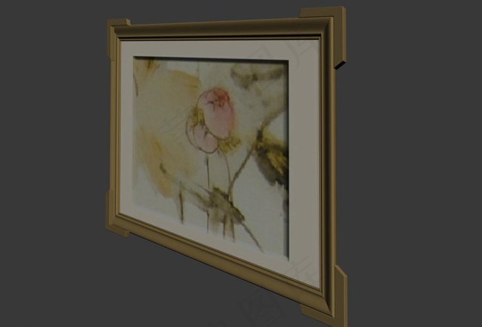 欧式画框模型图片