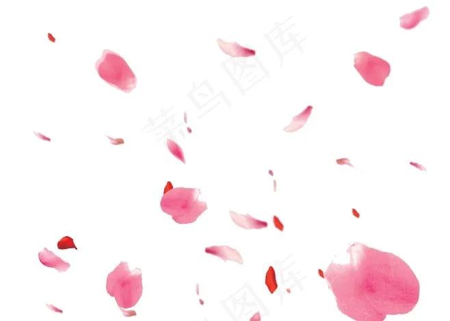 漂浮花瓣psd模版下载