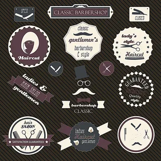 理发店创意元素