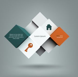 时尚空间感矢量素材