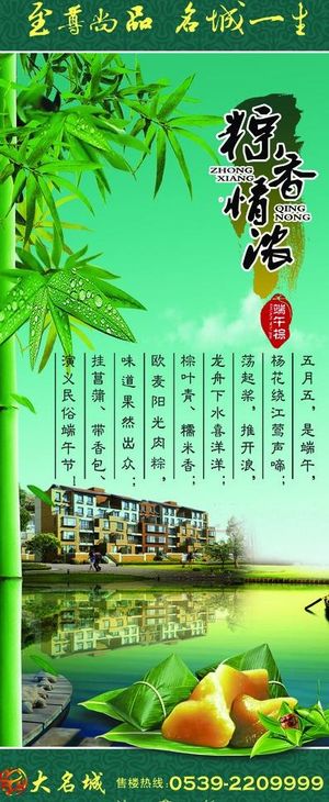 端午 x展架图片