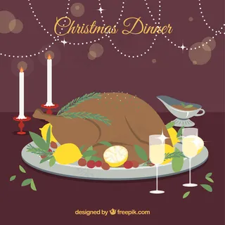 美味的圣诞大餐