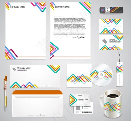 cd光盘VI设计eps,ai矢量模版下载