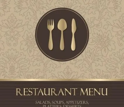 西餐菜单背景05矢量eps,ai矢量模版下载