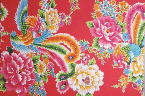 牡丹花布料背景