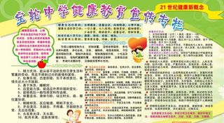 健康教育宣传栏图片