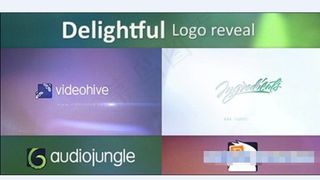 光影标志展示AE模板