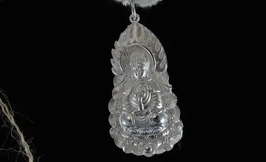 纯银观音挂件图片 纯银观音挂件图片