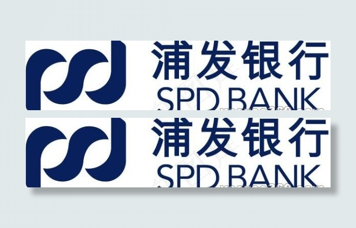 浦发银行标志ai矢量模版下载