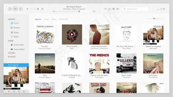 音乐APP界面设计PSD