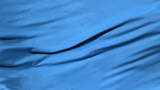 缓慢的风的蓝色旗帜股票视频 视频免...