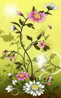 花卉无框画图片 花卉无框画图片