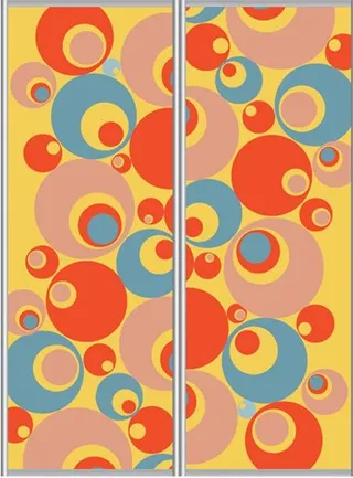 简约抽象移门图案