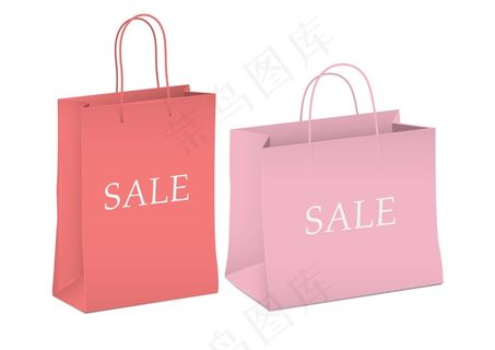 季节性出售两个购物袋