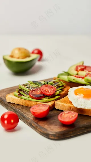 西红柿煎蛋高清摄影图片