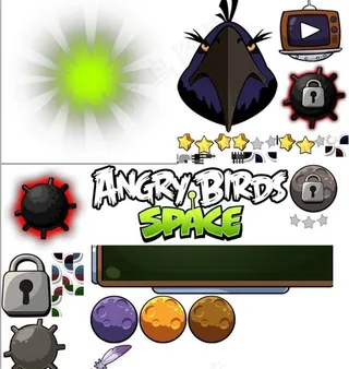 愤怒的小鸟 太空版图片