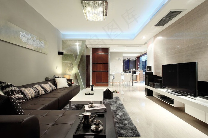 中式客厅装修设计效果图