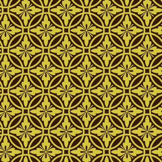 圆形花卉组合底纹