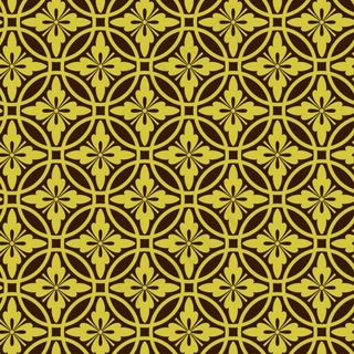 圆形花卉组合底纹