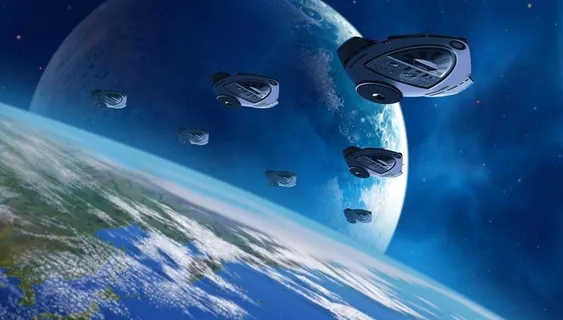 未来航天器图片