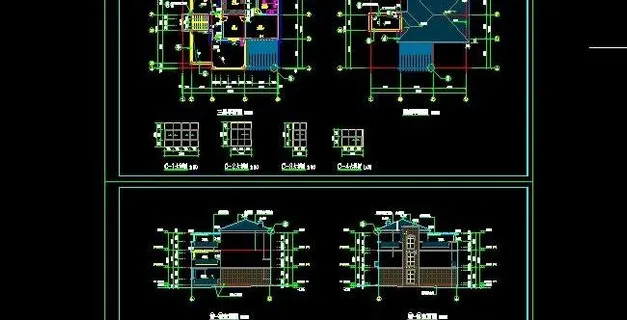 独栋别墅建施图
