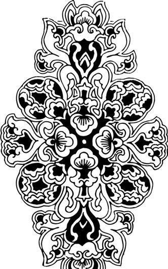 清代（下）版画 装饰画 中华图案五千年 矢量 AI格式_0872