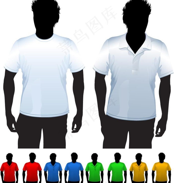 时尚男士t恤图片