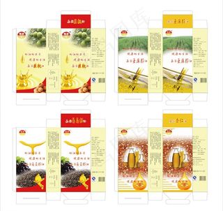 四款包装盒图片