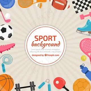 运动元素的背景