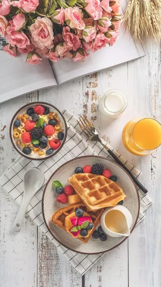 早餐高清摄影图片