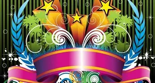 摘要旗帜横幅插画的圣诞节