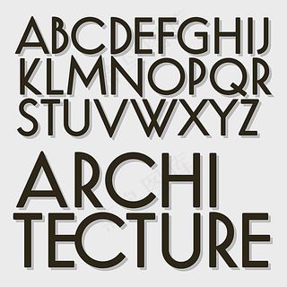 矢量字母字体设计