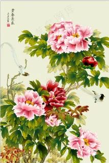 工笔牡丹 工笔牡丹
