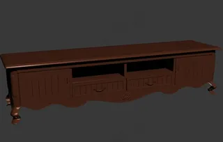 电视柜模型图片