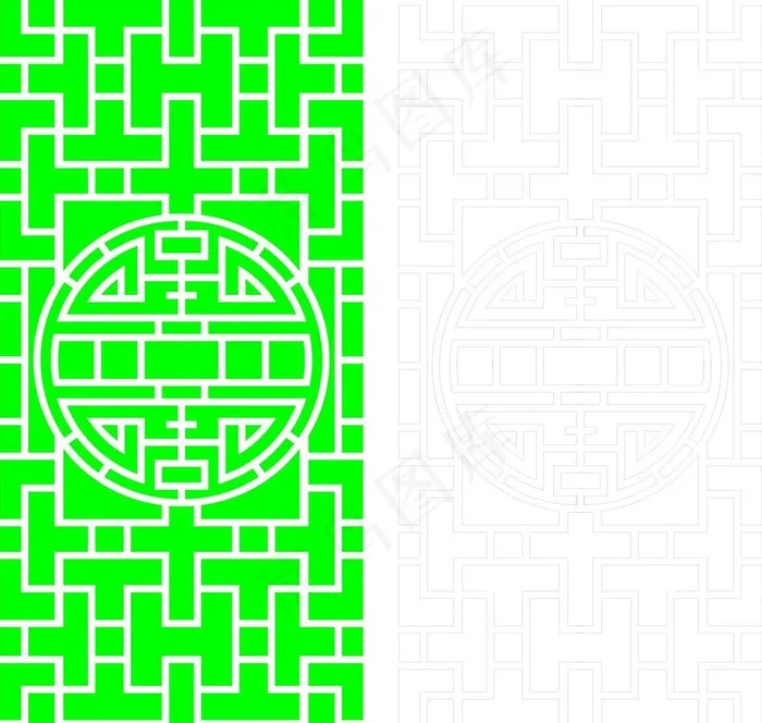 木雕镂空图片cdr矢量模版下载