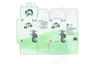 茶叶包装 水墨 中国元素图片