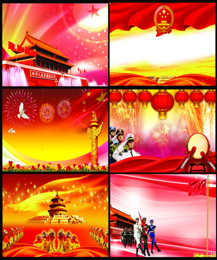 国庆阅兵素材(2835X3402(DPI:72))psd模版下载