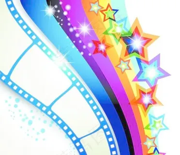 矢量图酷炫缤纷色彩