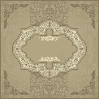 精美古典花纹底纹背景矢量素材