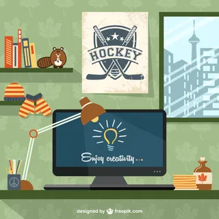 设计师的工作空间加拿大装饰