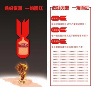 媒体宣传创意DM单页图片