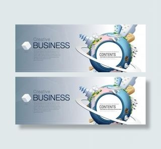 环境保护全球商业背景的设计向量2的...